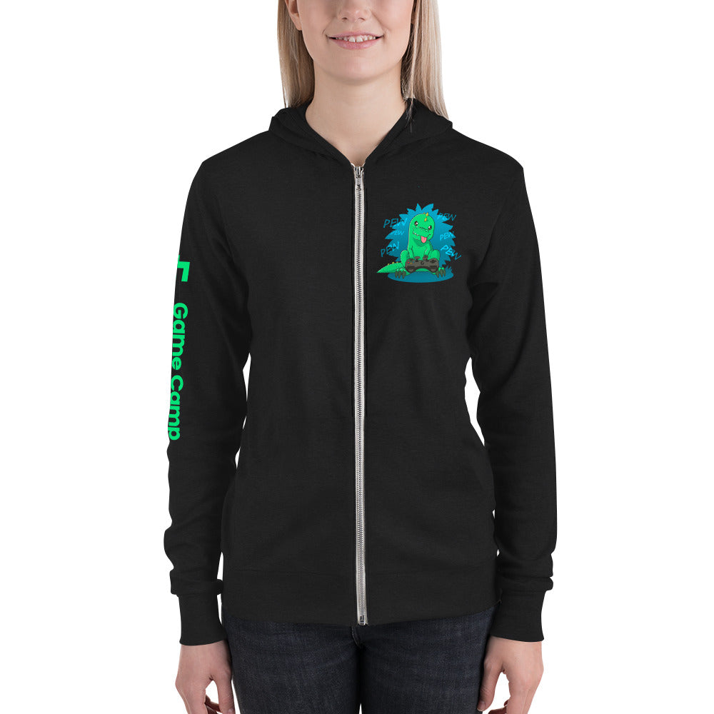 Jurassic domination unisex zip hoodie