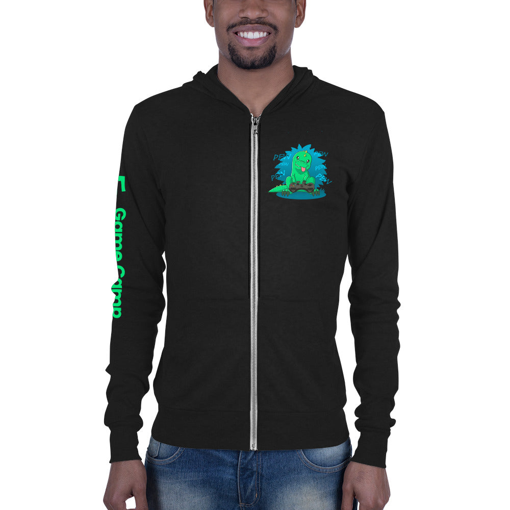 Jurassic domination unisex zip hoodie