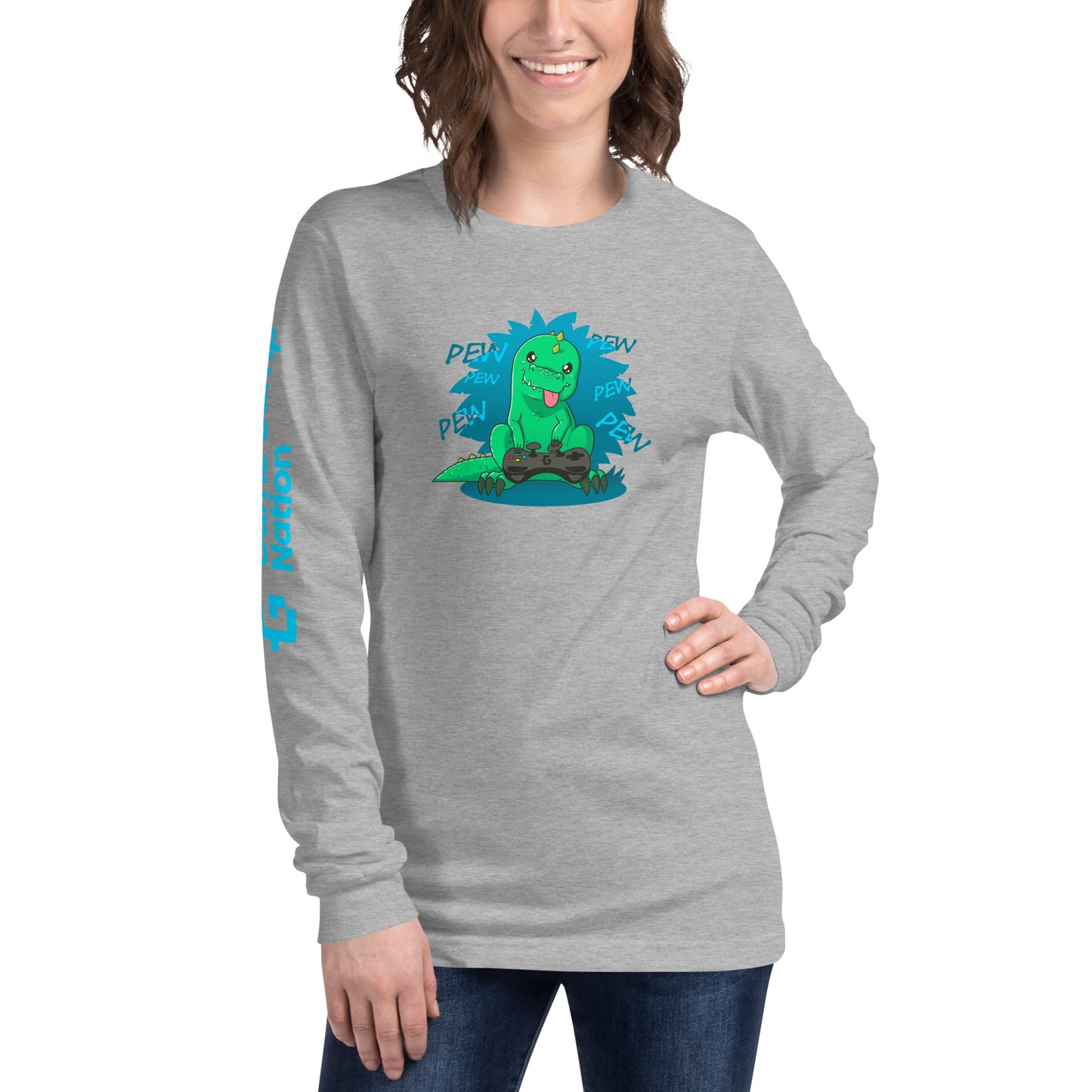 Jurassic domination long sleeve unisex tee