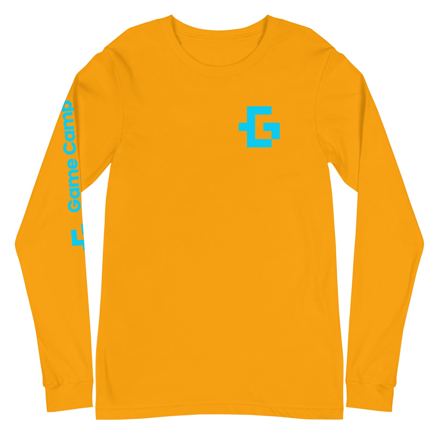 Blue logo long sleeve unisex tee