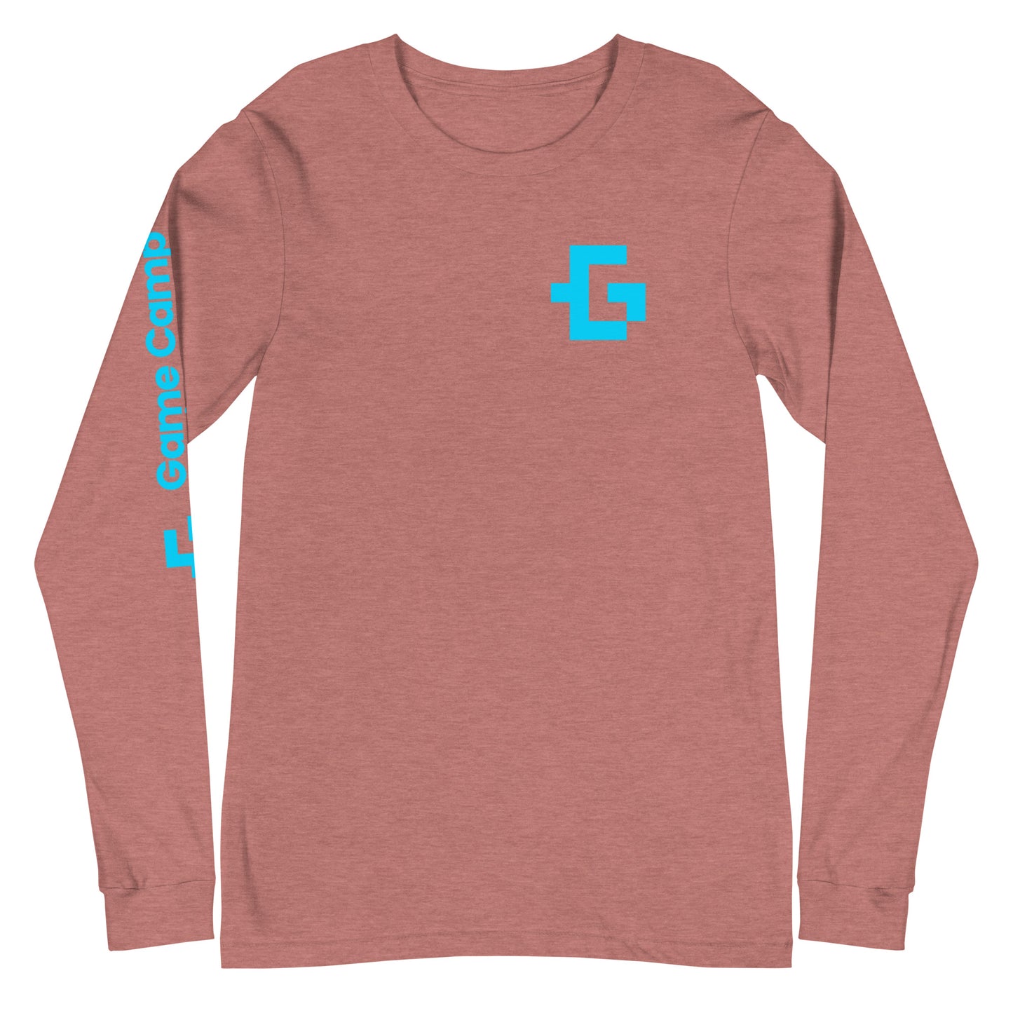 Blue logo long sleeve unisex tee