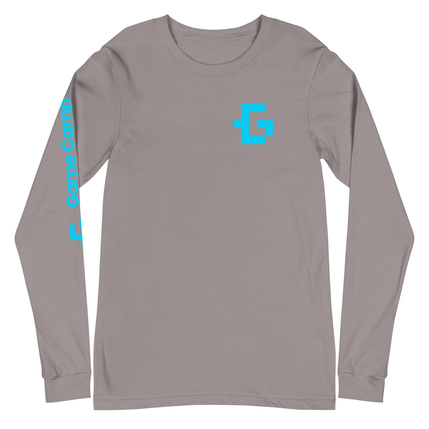 Blue logo long sleeve unisex tee