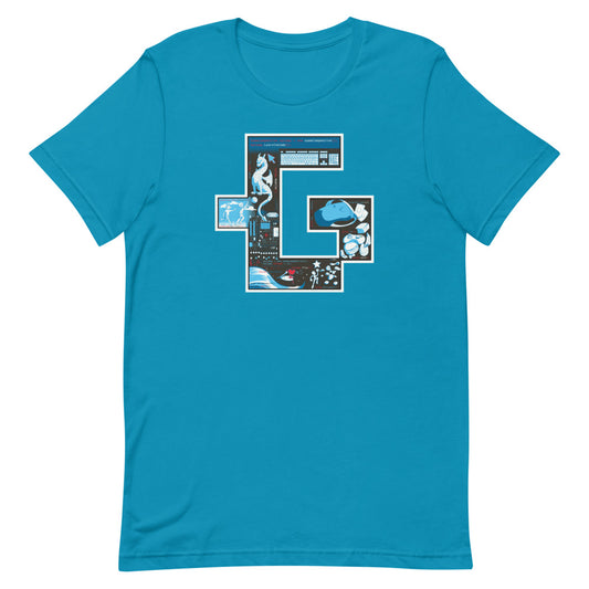 Summer gamer utopia unisex fitted tee