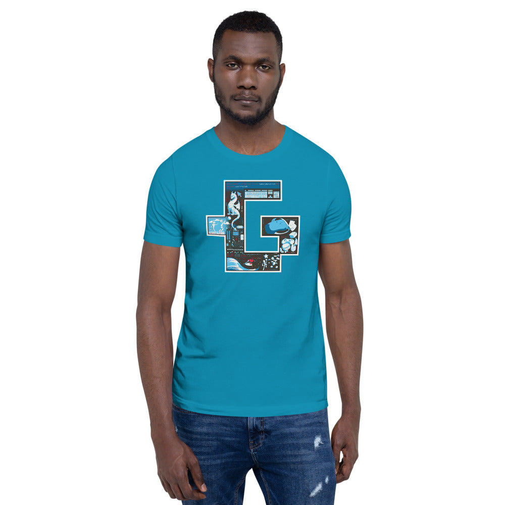 Summer gamer utopia unisex fitted tee