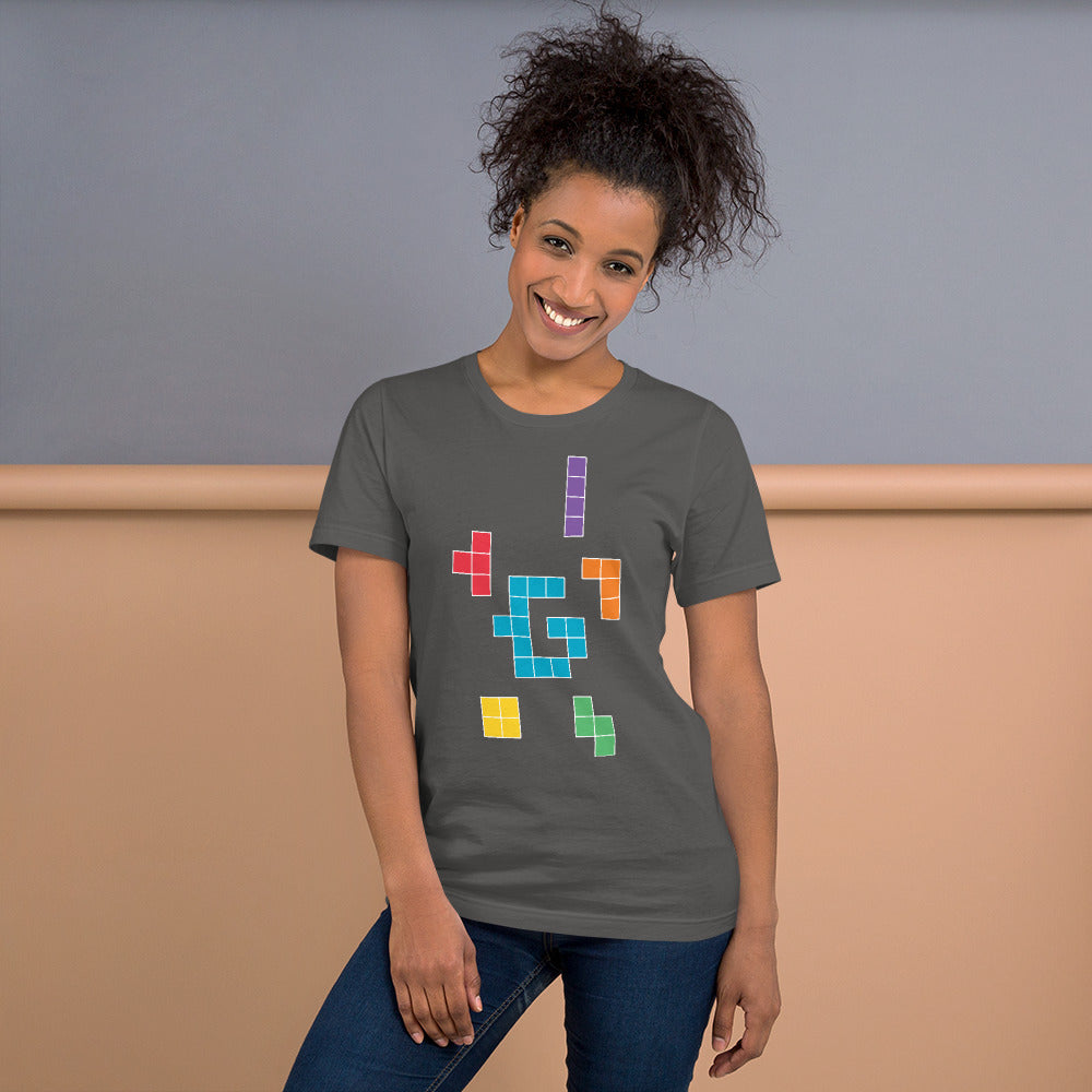 Gamer puzzle unisex fitted tee