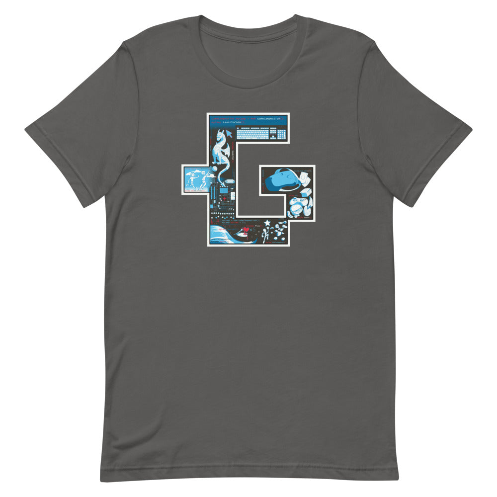 Summer gamer utopia unisex fitted tee