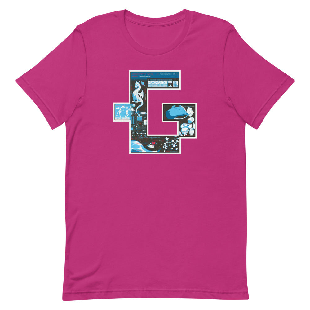 Summer gamer utopia unisex fitted tee