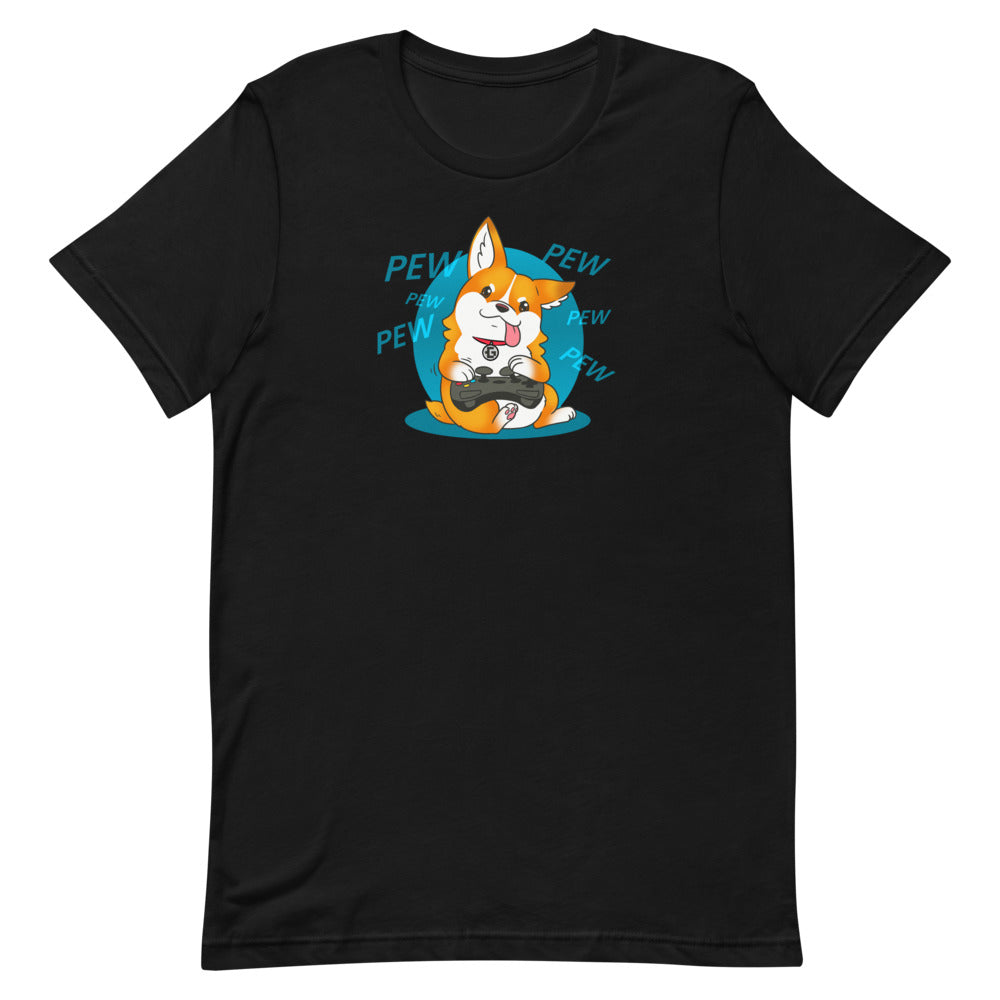 Gamer Pew pew pew unisex tee