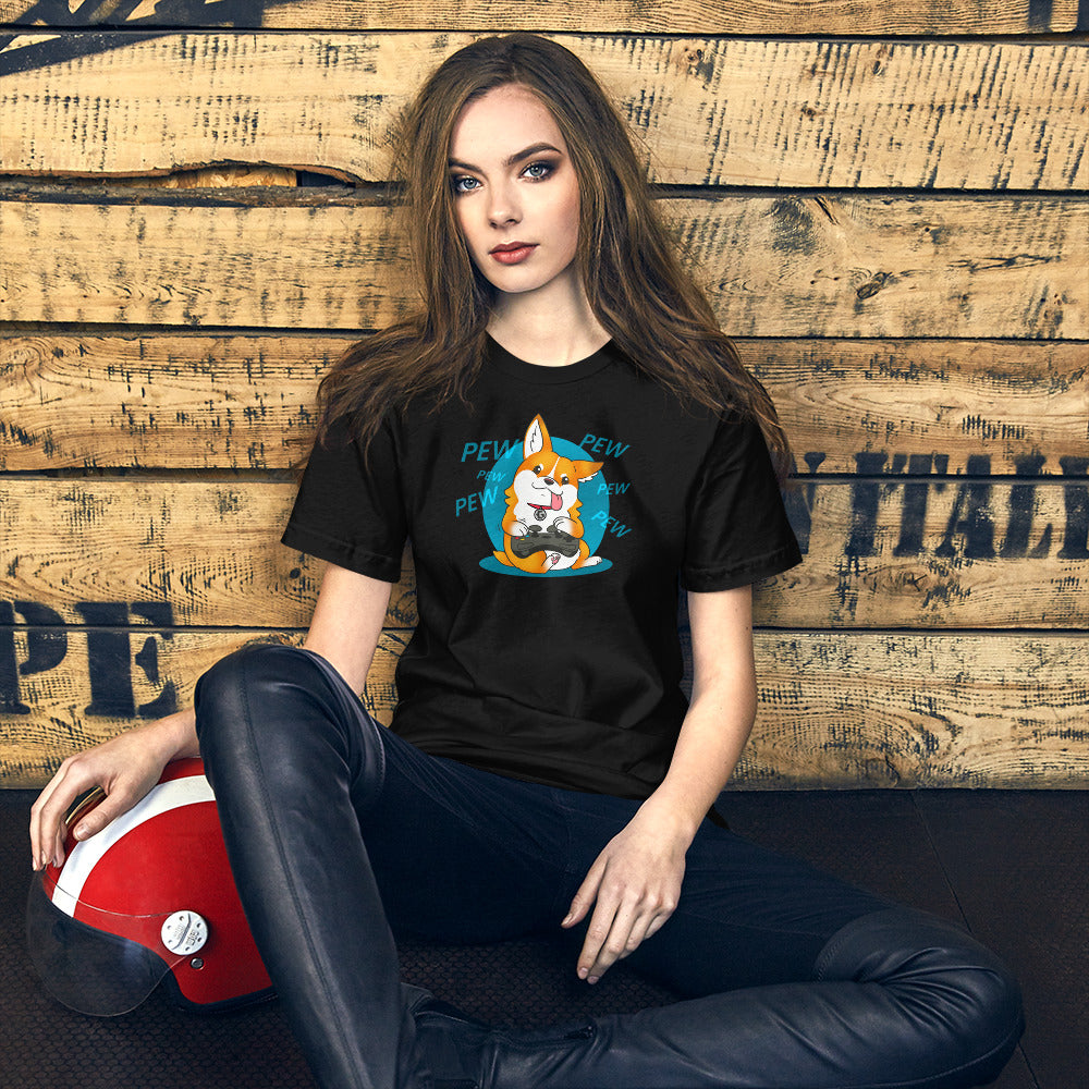Pew pew pew unisex tee