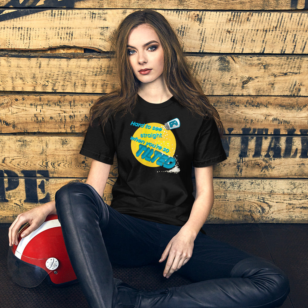 Tilted unisex tee