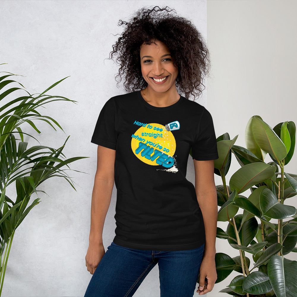 Tilted unisex tee