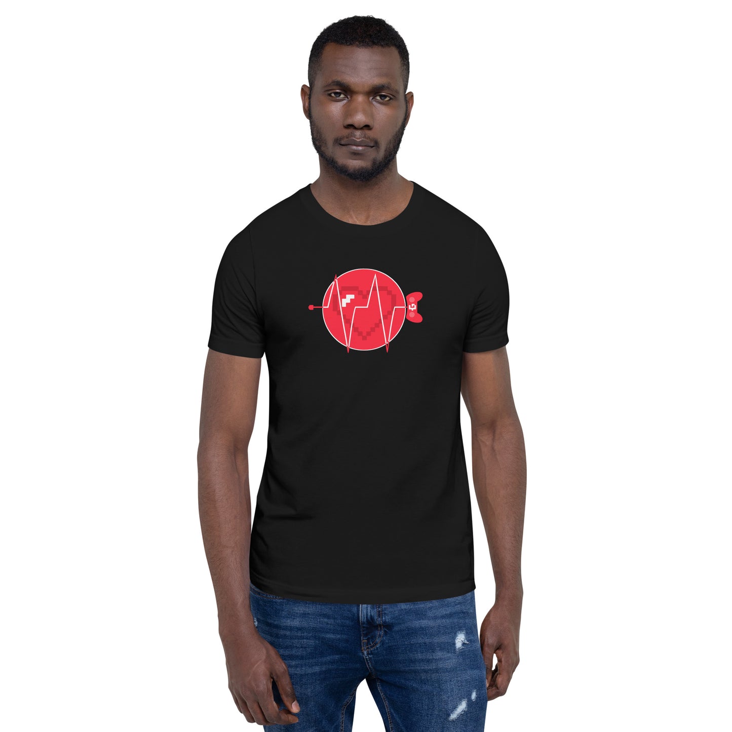 Heartbeat unisex tee