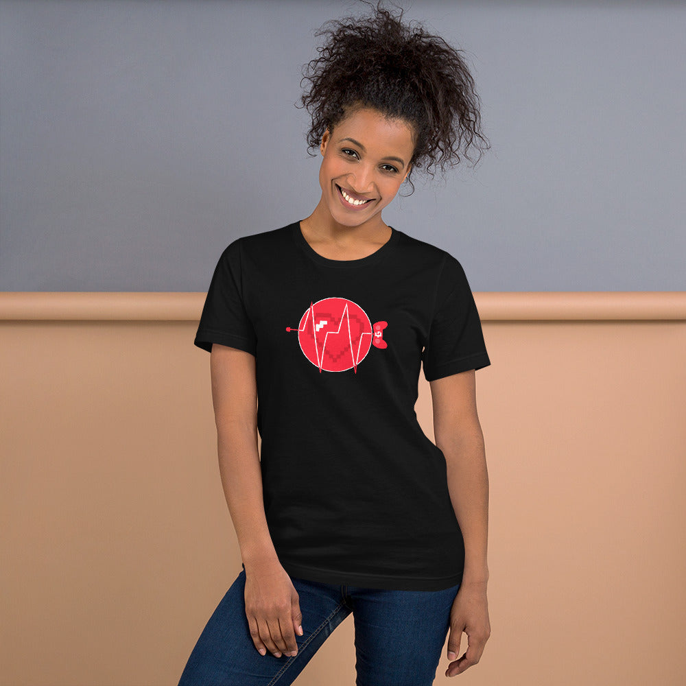 Heartbeat unisex tee