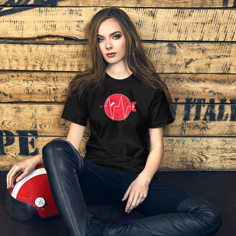 Heartbeat unisex tee