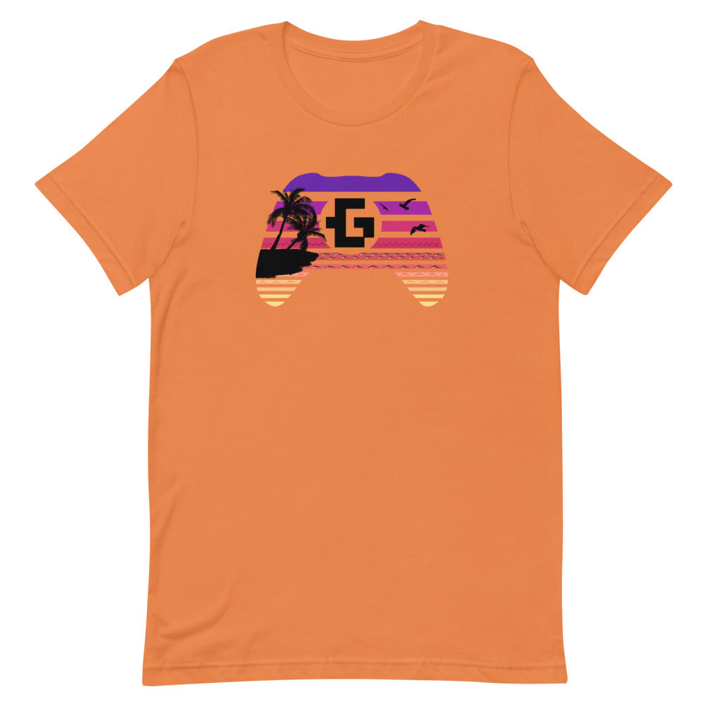 Gamer vacation unisex fitted tee