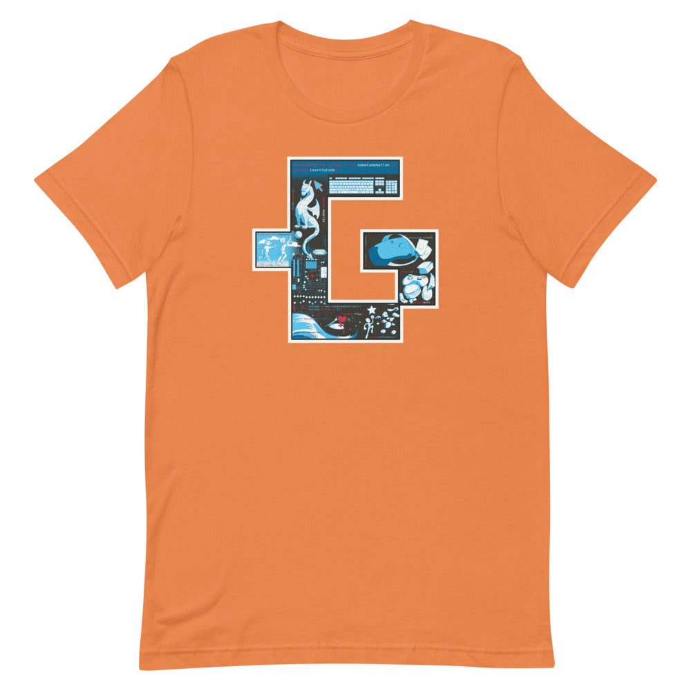 Summer gamer utopia unisex fitted tee