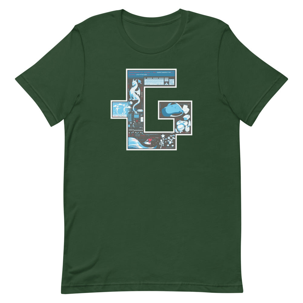 Summer gamer utopia unisex fitted tee