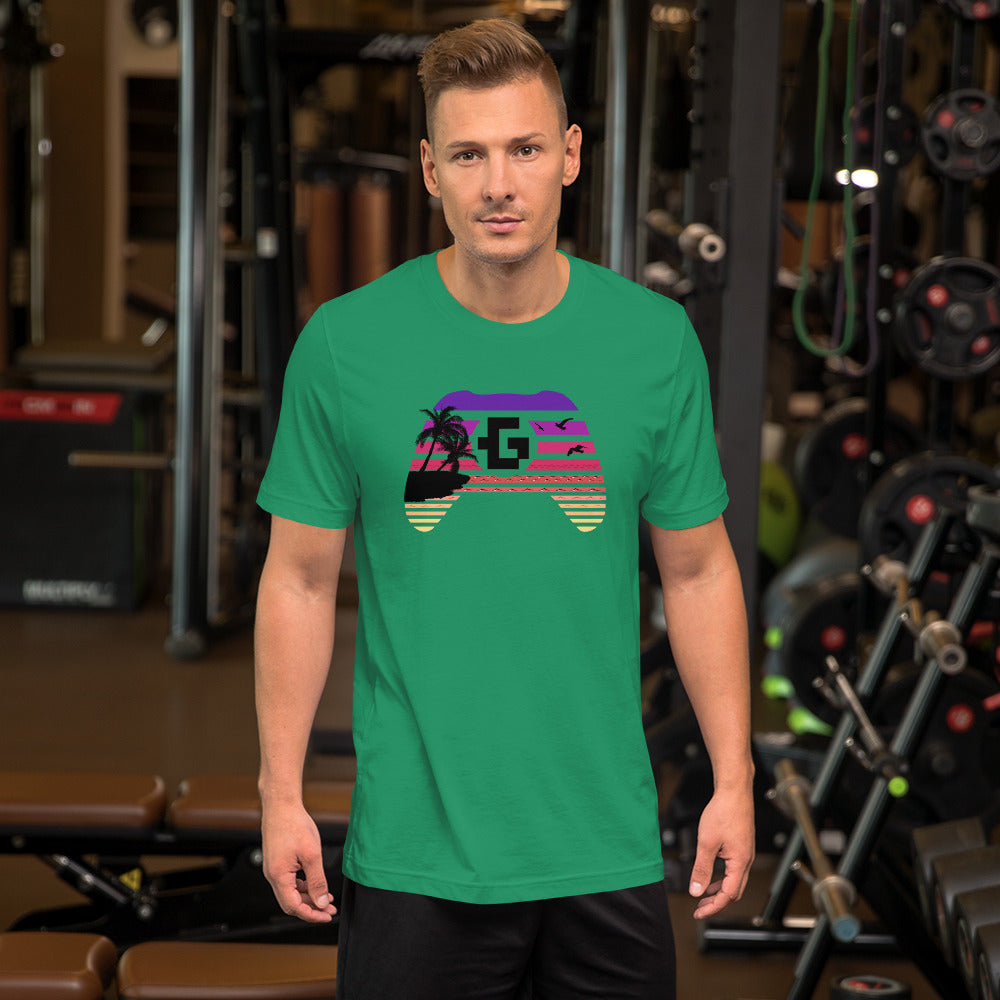 Gamer vacation unisex fitted tee
