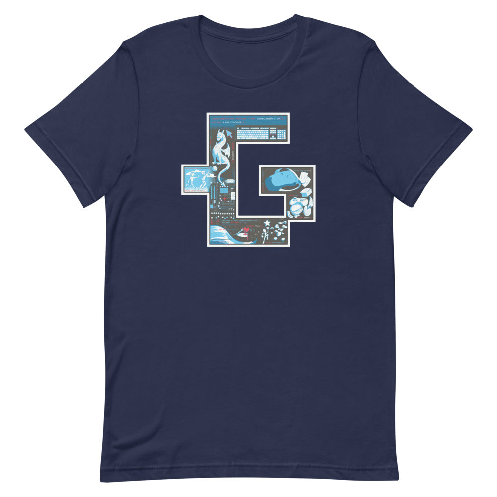 Summer gamer utopia unisex fitted tee