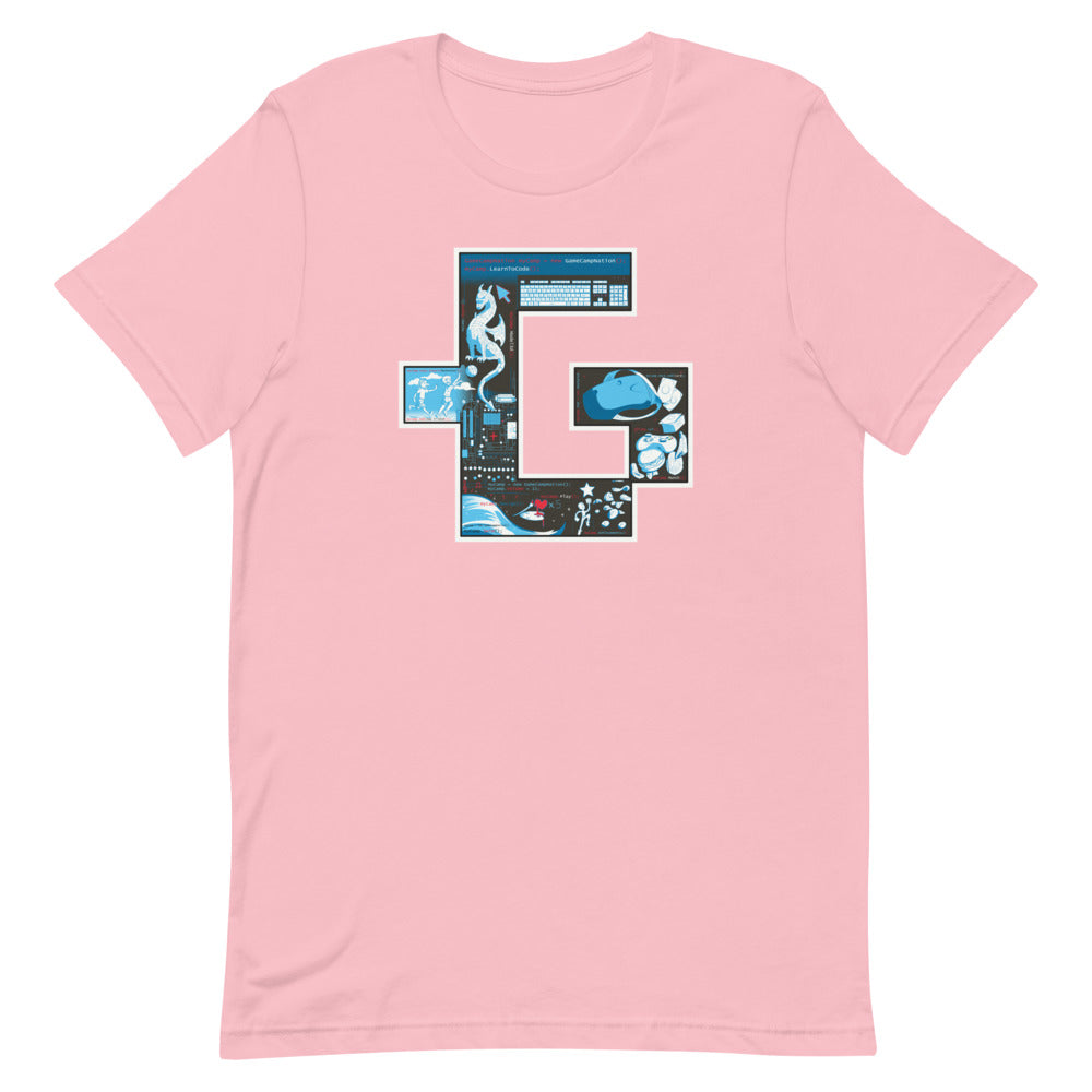 Summer gamer utopia unisex fitted tee