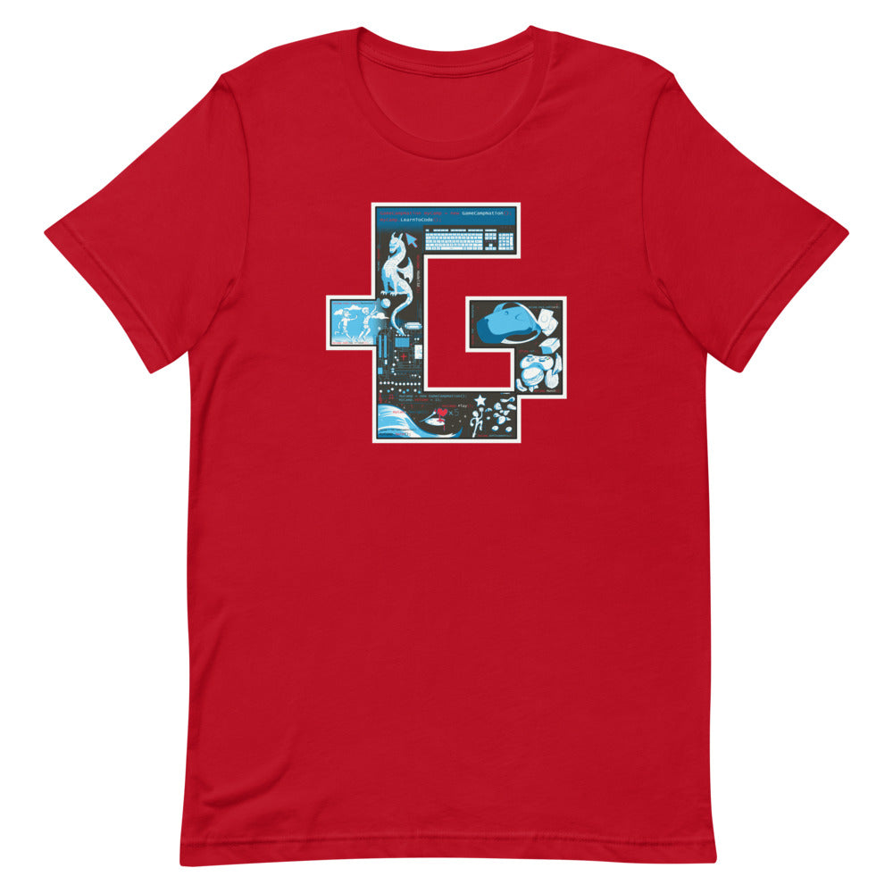 Summer gamer utopia unisex fitted tee