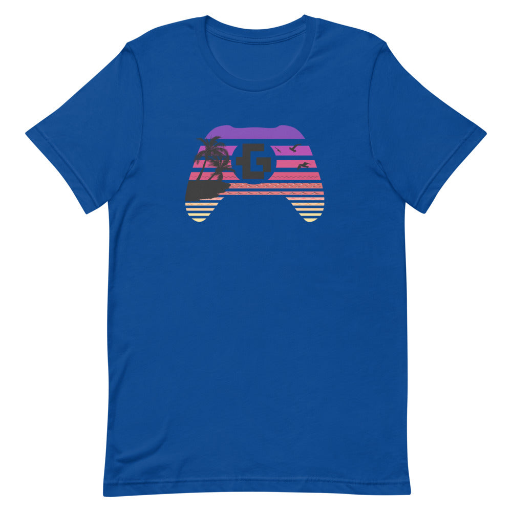 Gamer vacation unisex fitted tee