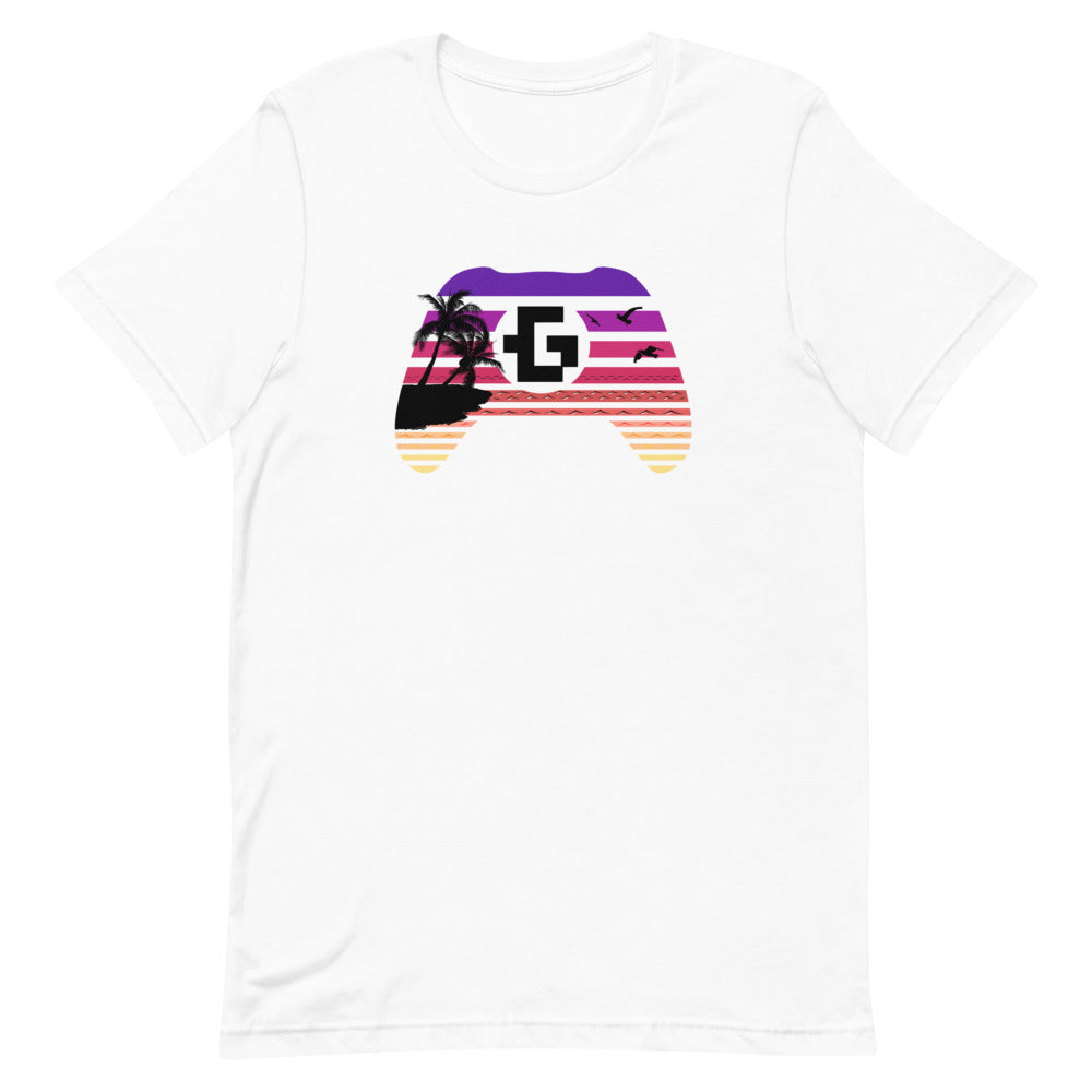 Gamer vacation unisex fitted tee