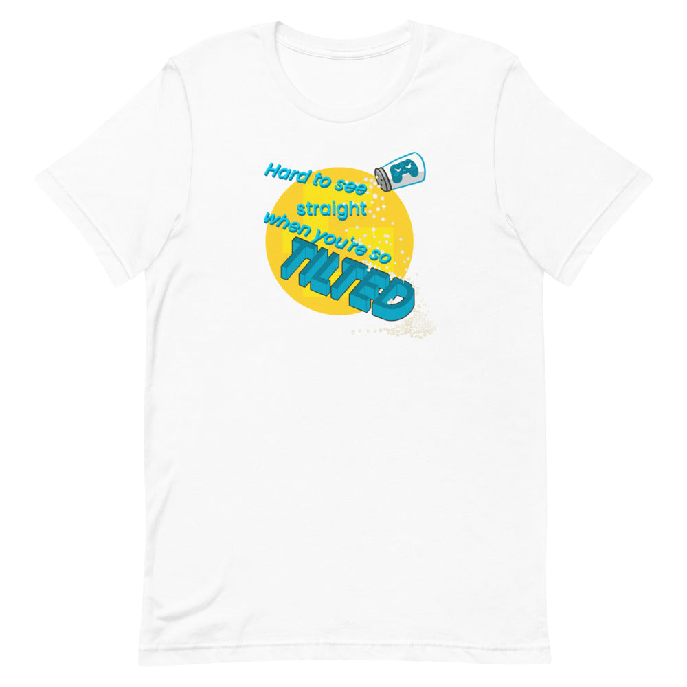Tilted unisex tee
