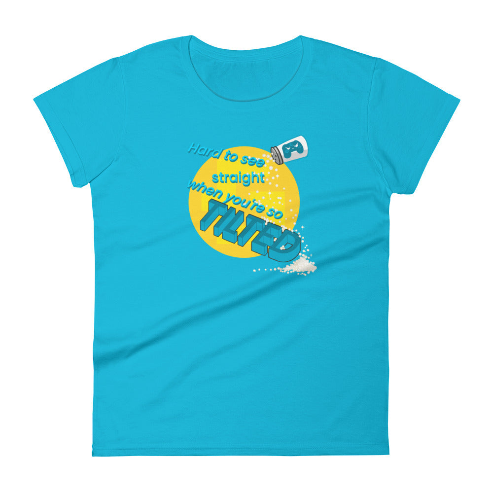 Tilted women's tee