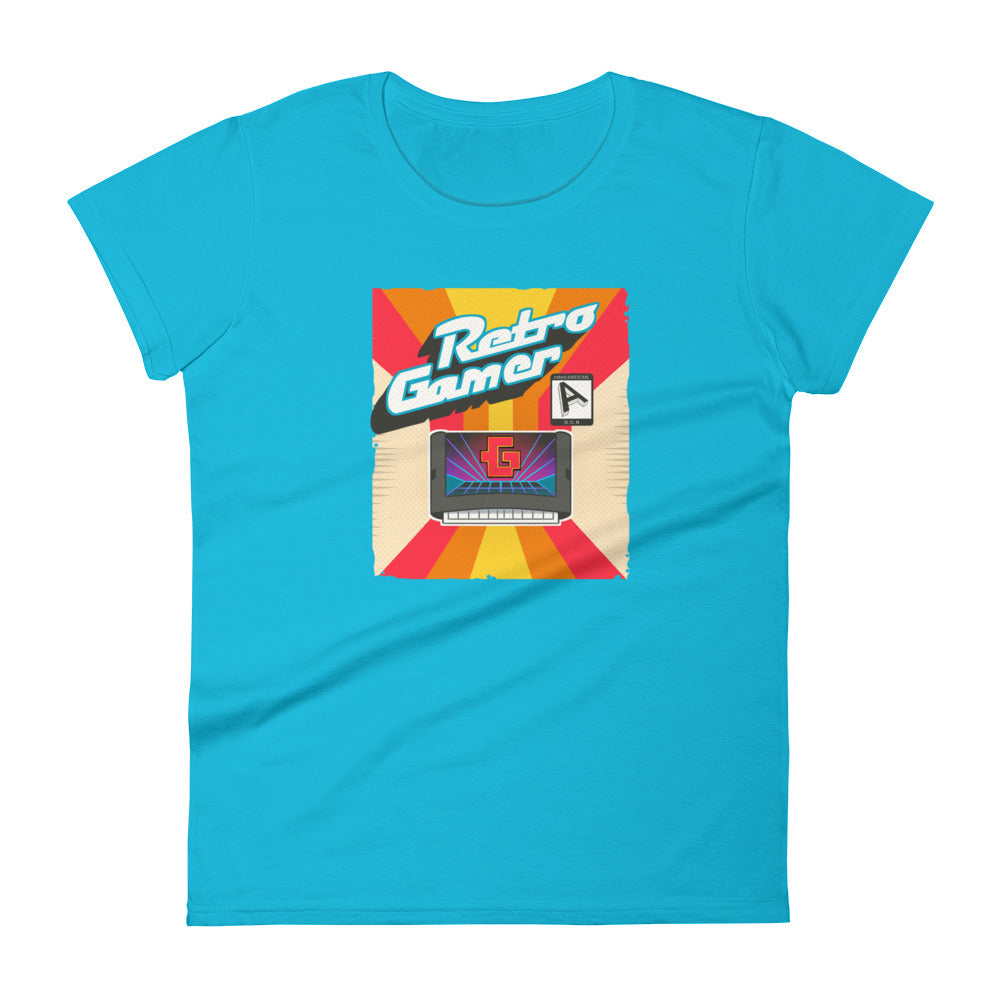 Retro gamer women's tee