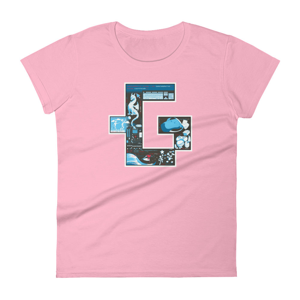 Summer gamer utopia women's tee