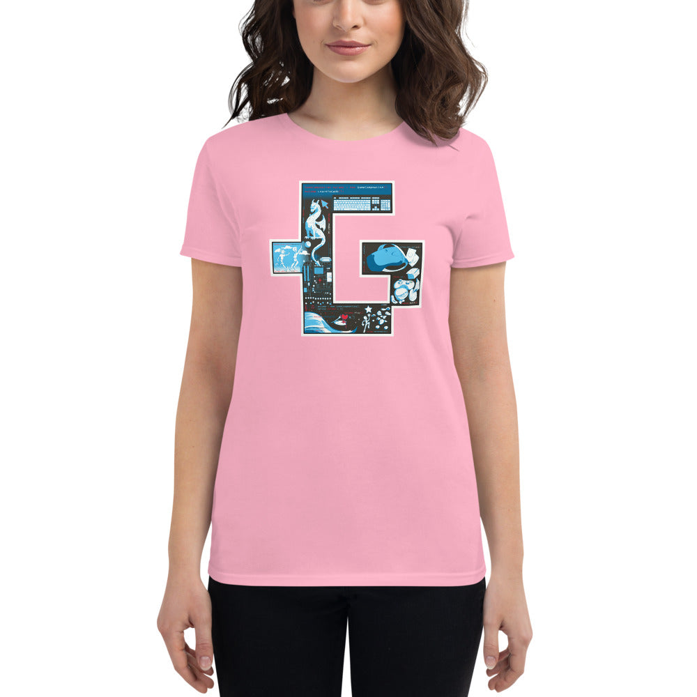 Summer gamer utopia women's tee