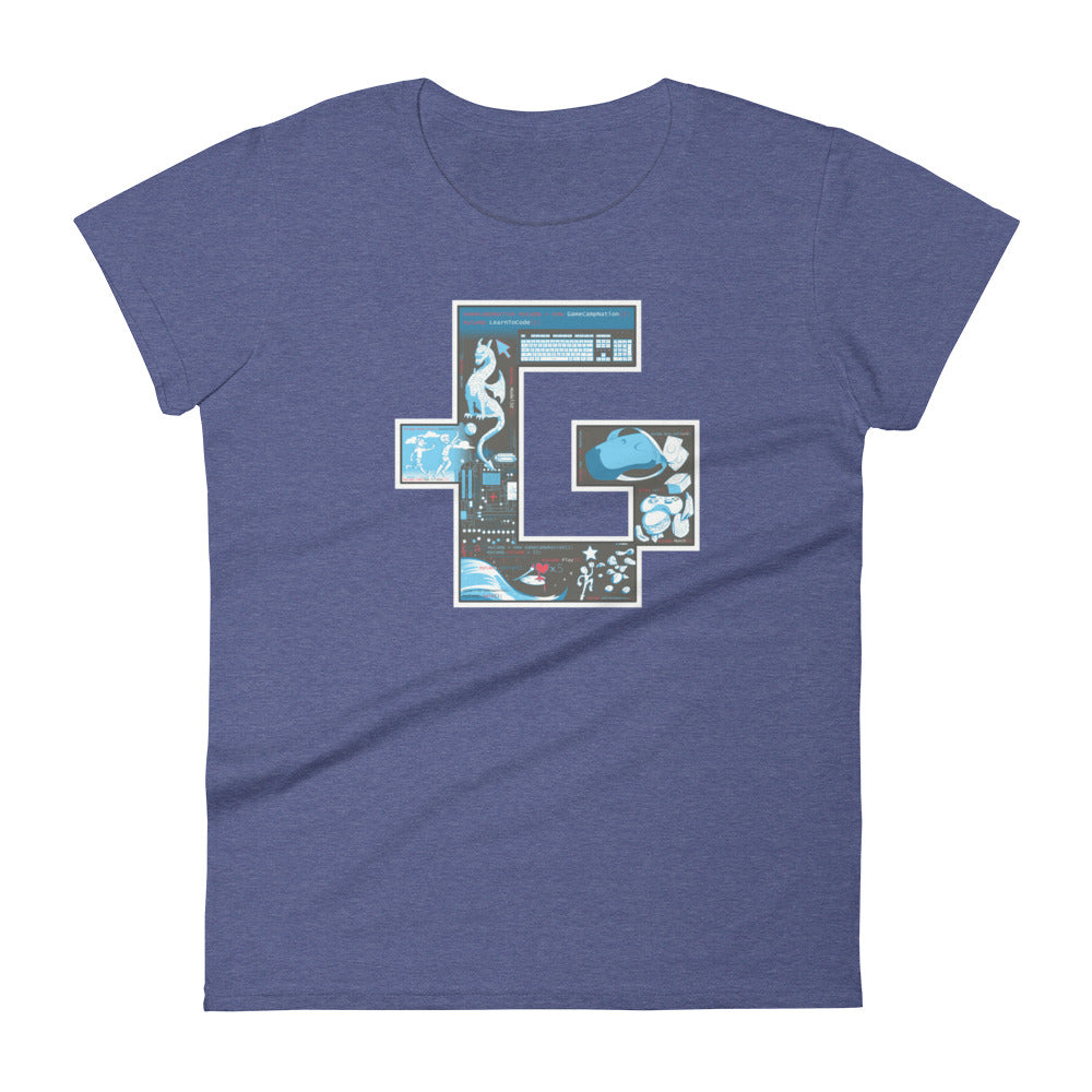 Summer gamer utopia women's tee