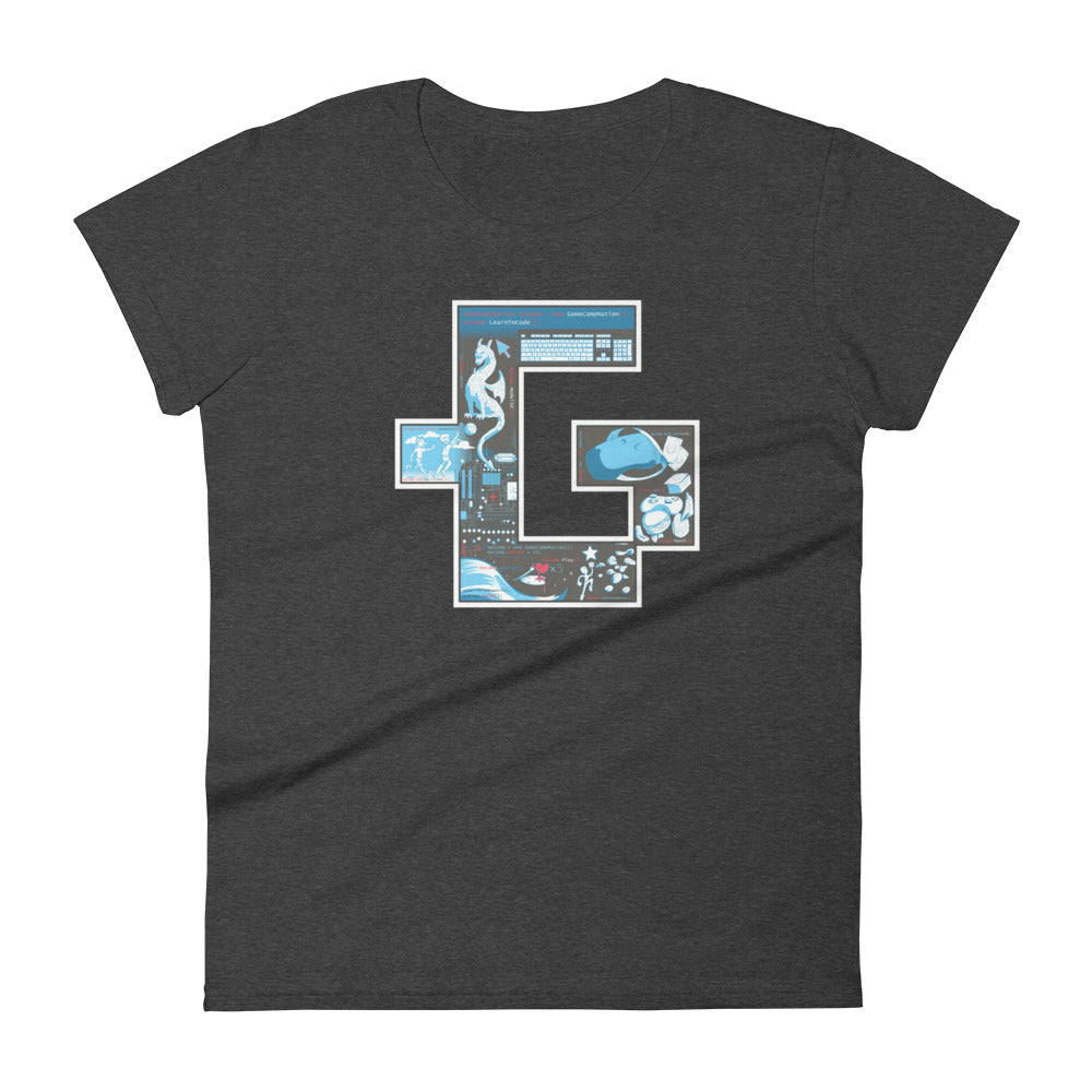 Summer gamer utopia women's tee