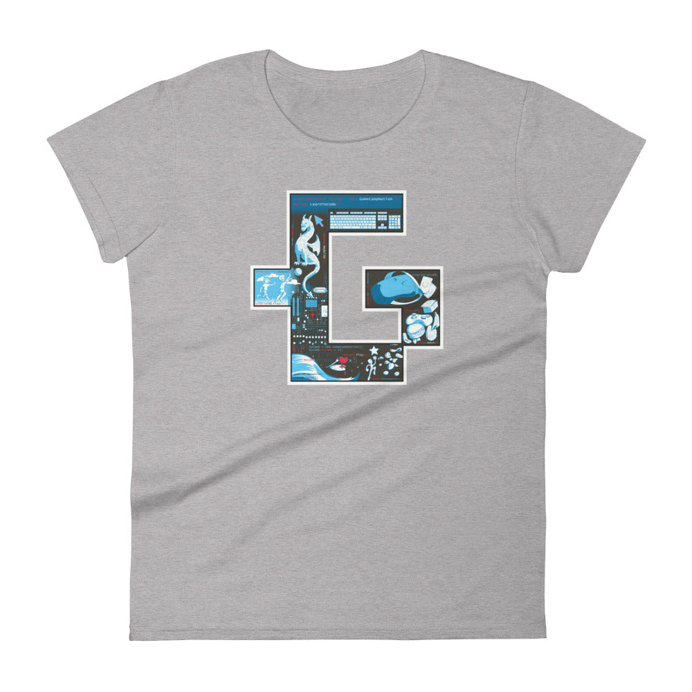 Summer gamer utopia women's tee