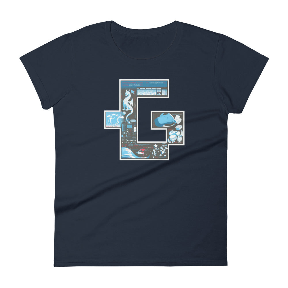 Summer gamer utopia women's tee