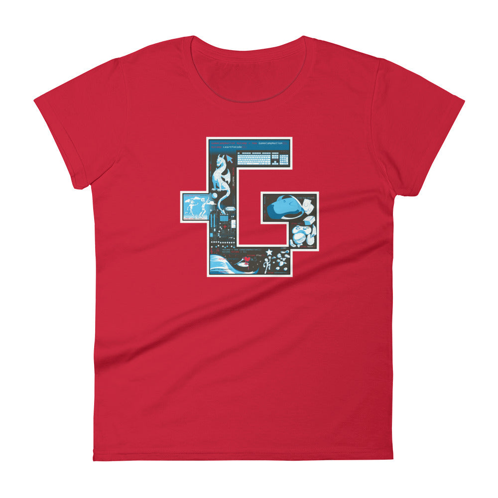 Summer gamer utopia women's tee