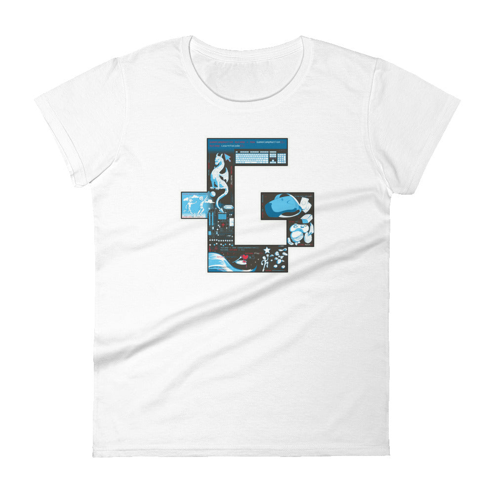Summer gamer utopia women's tee