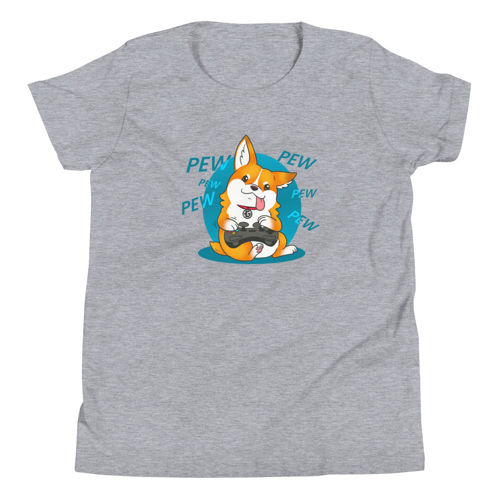 Gamer Pew pew pew youth unisex tee