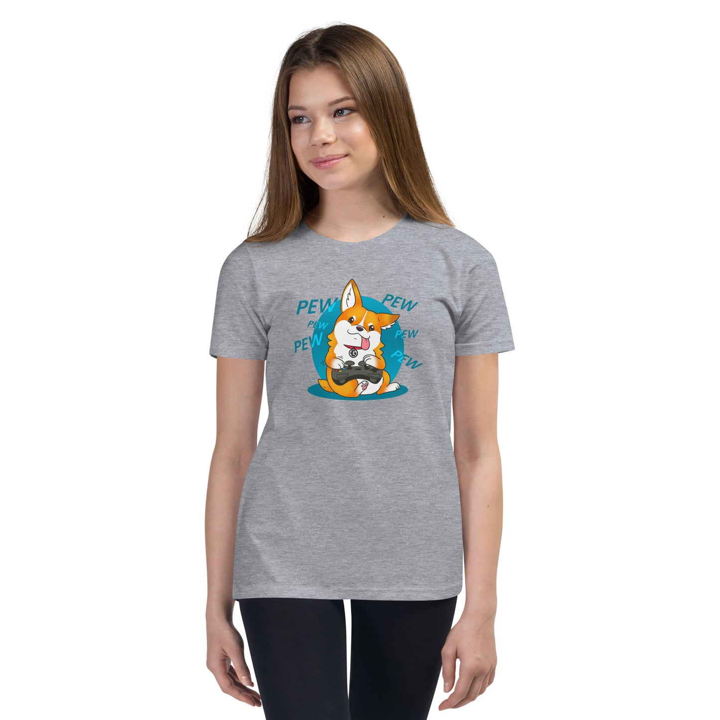 Pew pew pew youth unisex tee