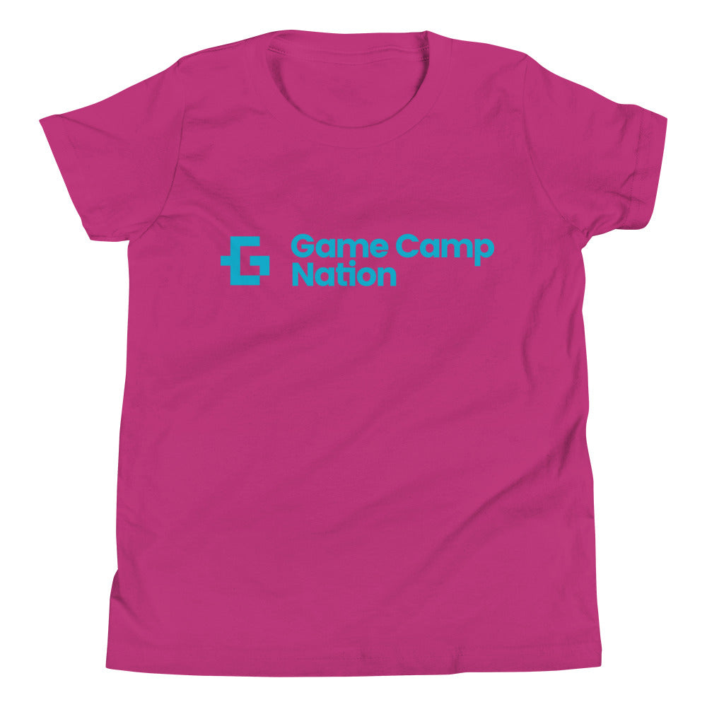 Blue logo youth unisex tee