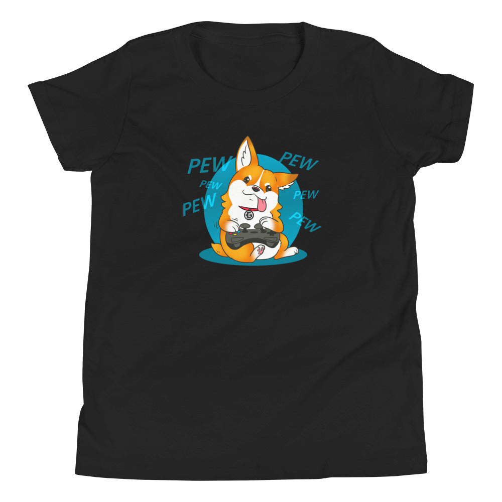 Pew pew pew youth unisex tee