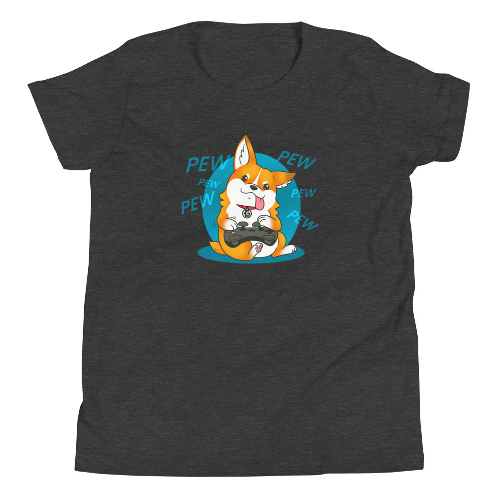 Pew pew pew youth unisex tee