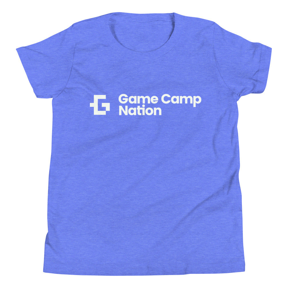 White logo youth unisex tee