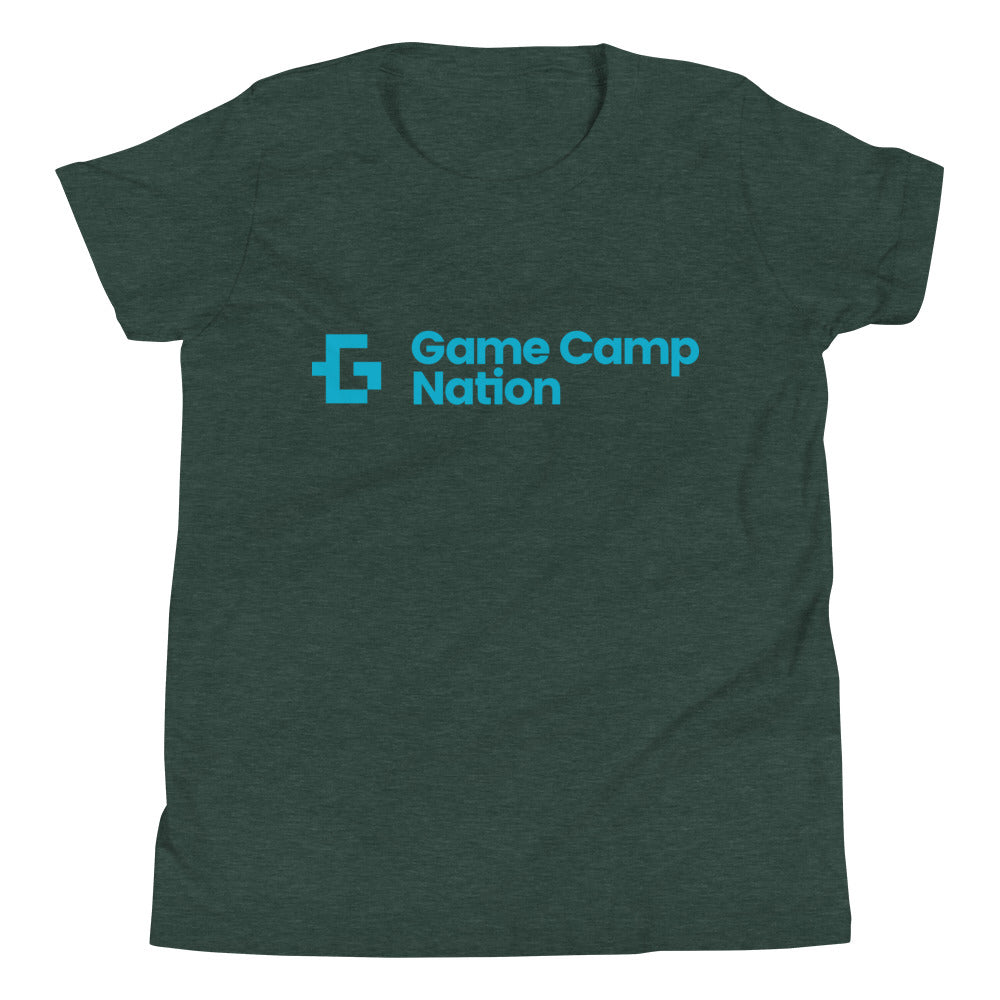 Blue logo youth unisex tee