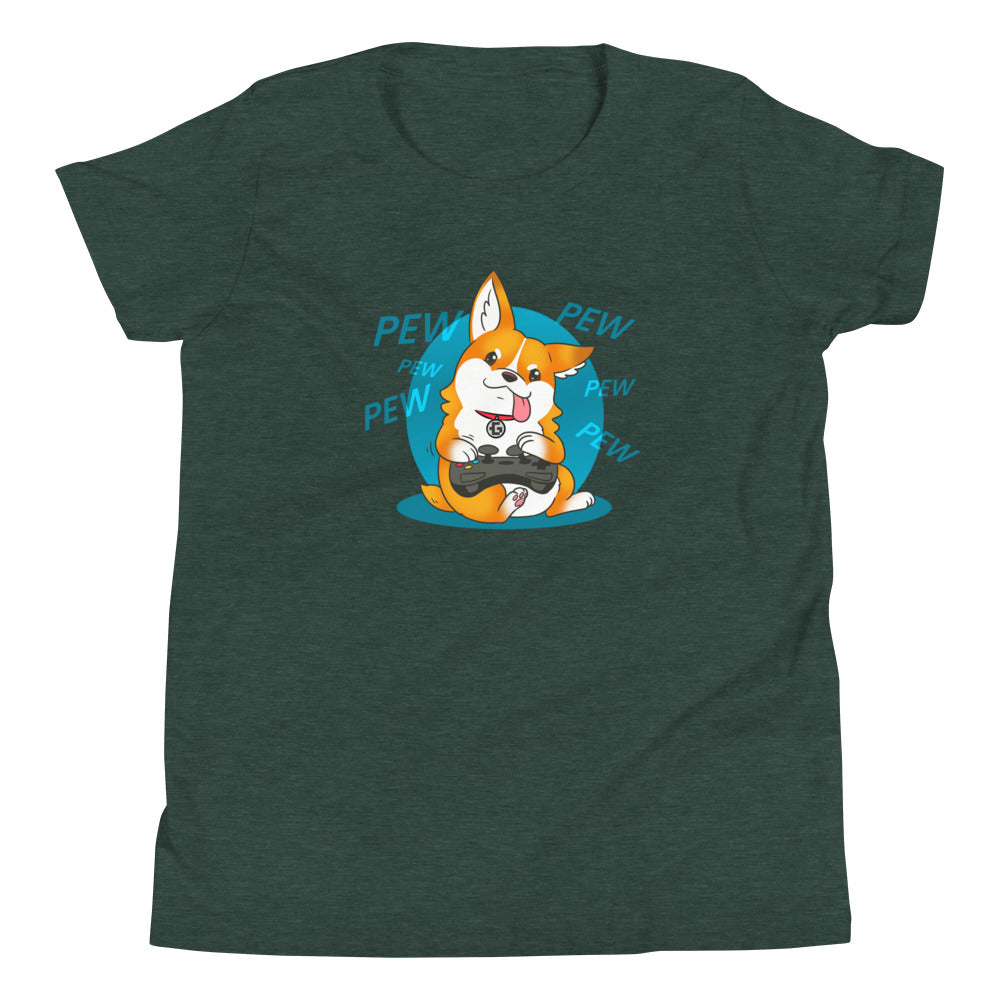 Pew pew pew youth unisex tee