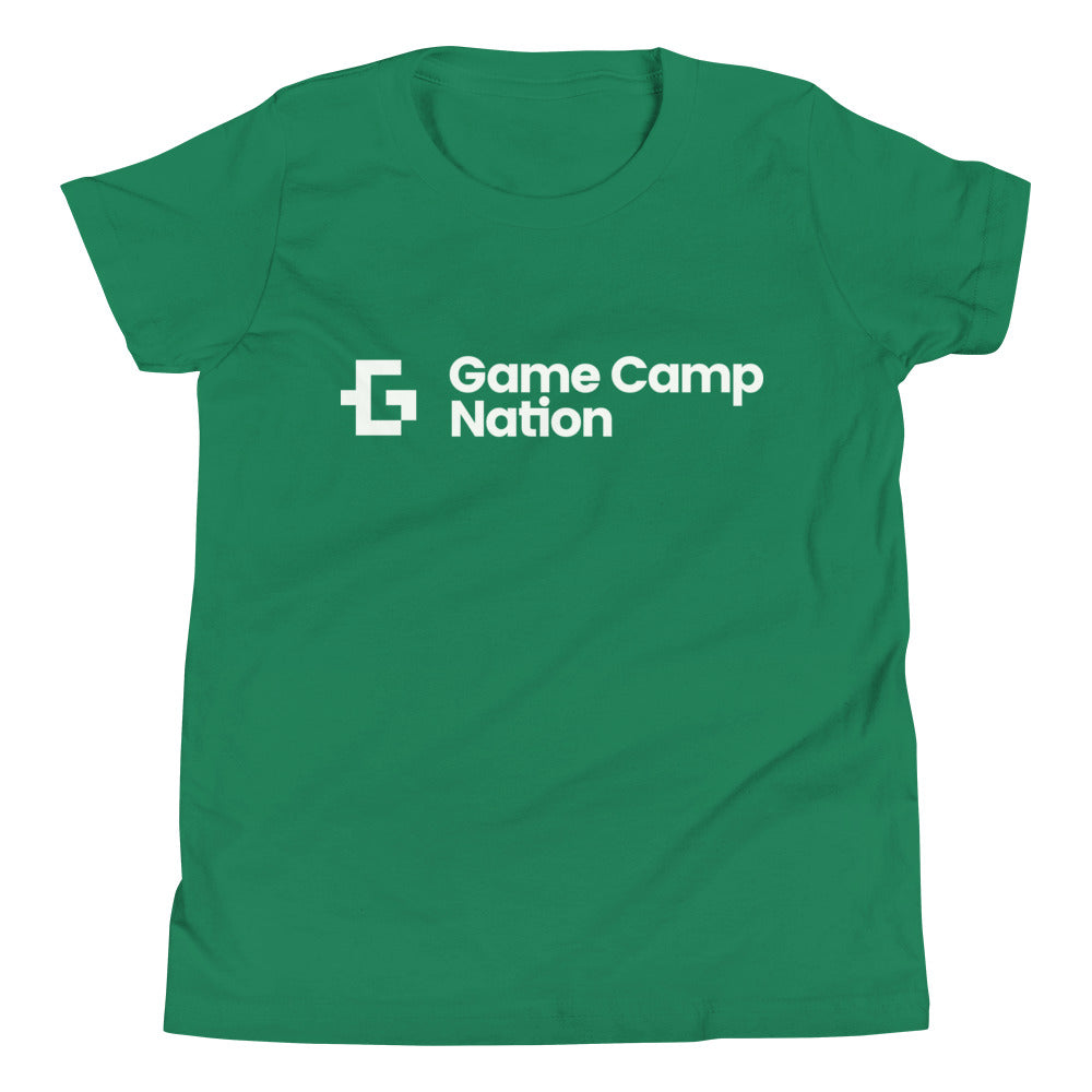 White logo youth unisex tee