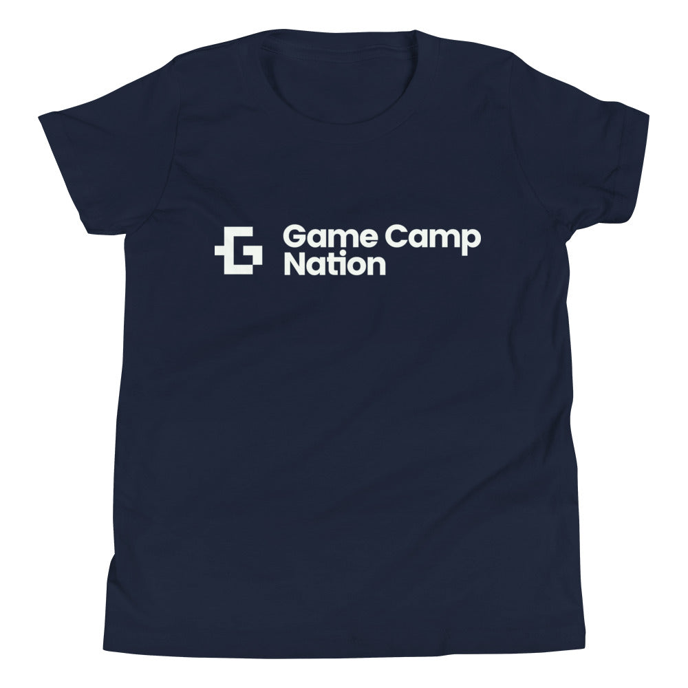 White logo youth unisex tee