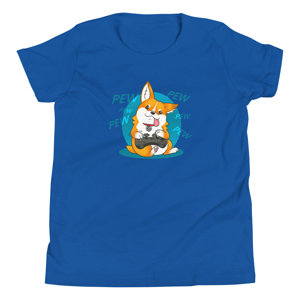 Pew pew pew youth unisex tee