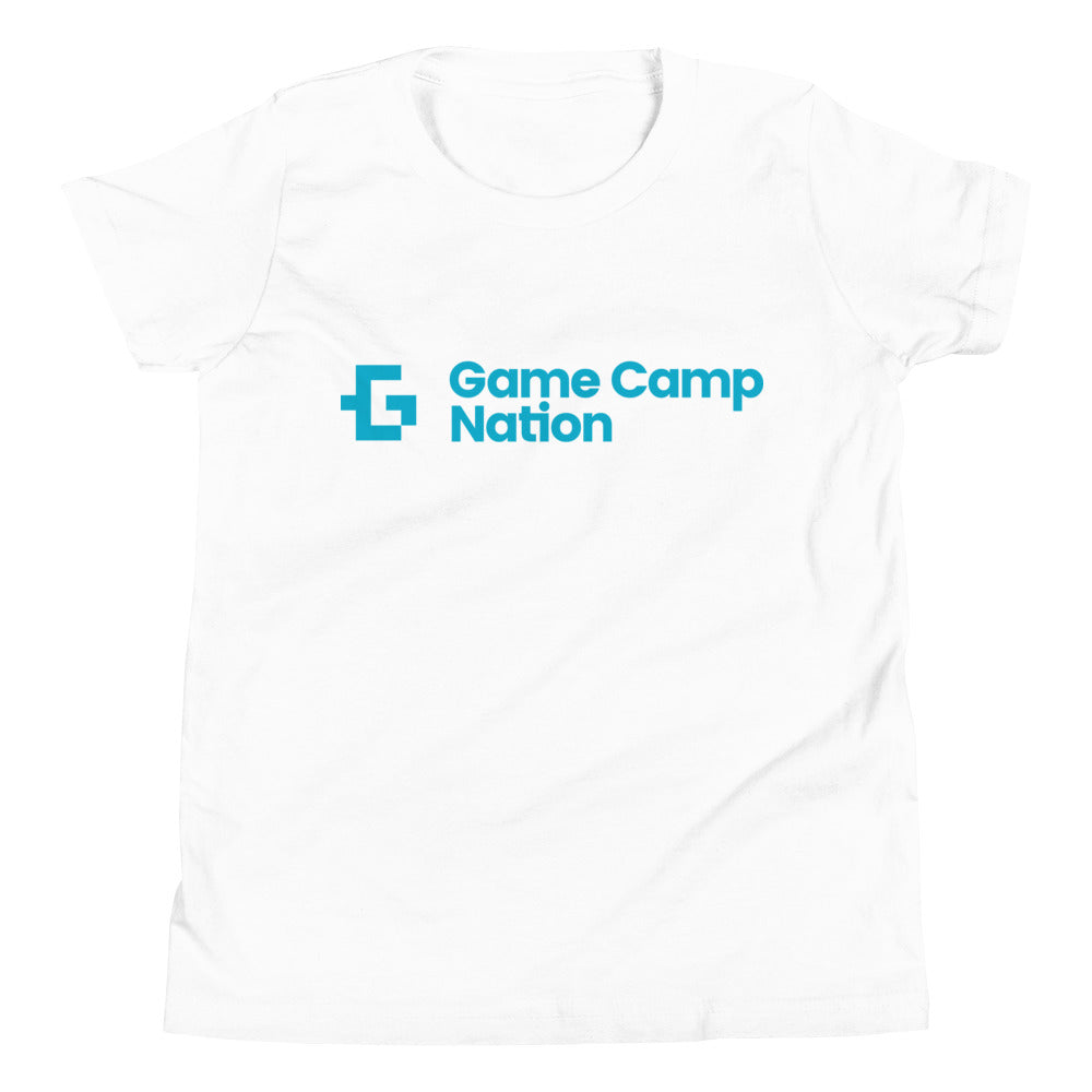 Blue logo youth unisex tee